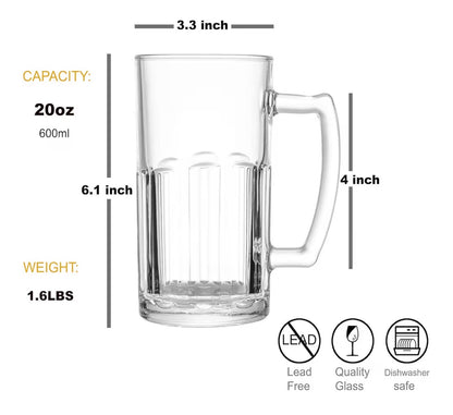 Glass Mug with Handle