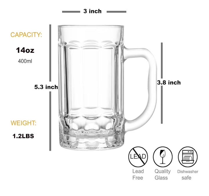 Glass Mug with Handle