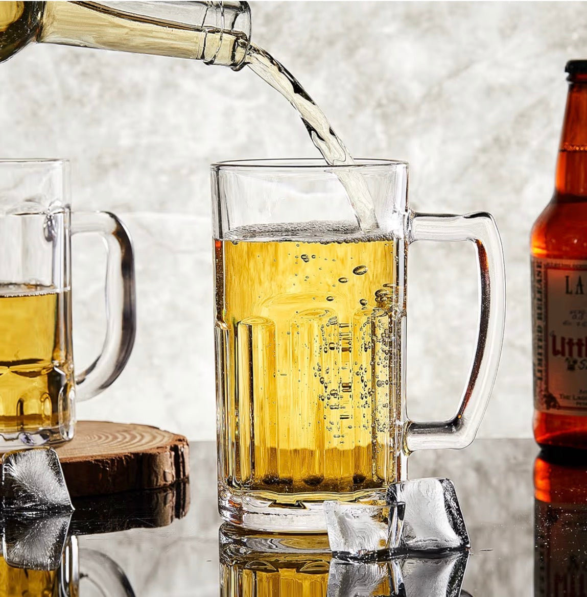 Glass Mug with Handle