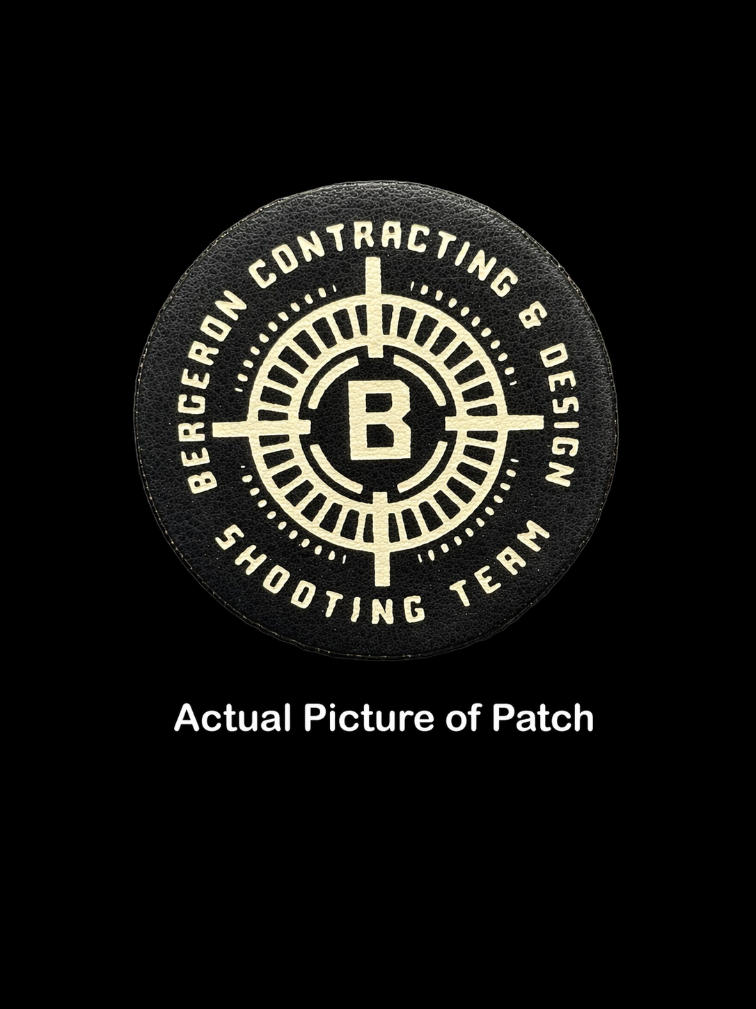 Bergeron Shooting Team Black 6 Panel Trucker Hat