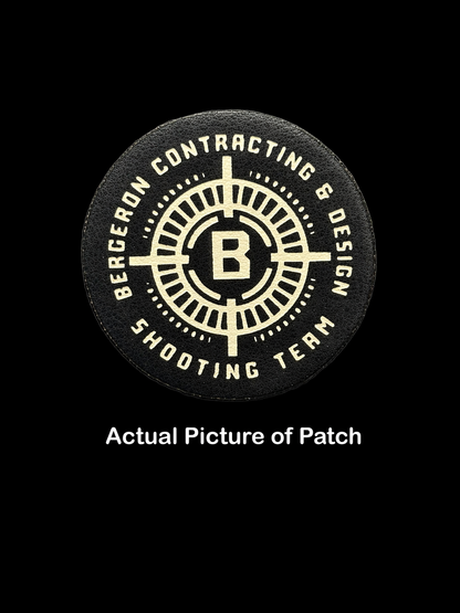 Bergeron Shooting Team Black 6 Panel Trucker Hat
