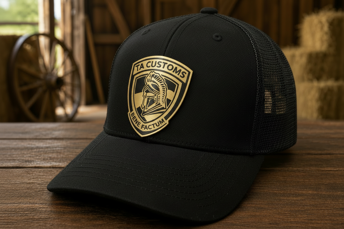 6 Panel Mesh Hat With Acrylic Patch