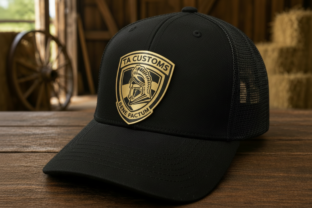 6 Panel Mesh Hat With Acrylic Patch