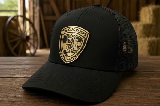 6 Panel Mesh Hat With Acrylic Patch