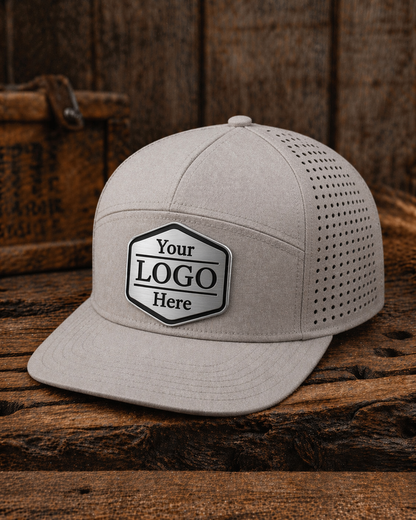 7 Panel Perforated Hat With Acrylic