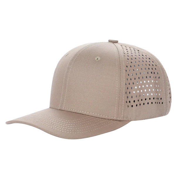 6 Panel Perforated Hat With Acrylic