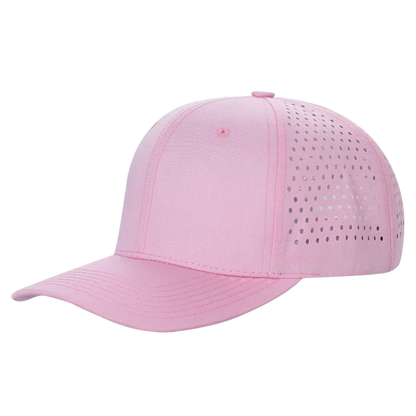 6 Panel Perforated Hat With Acrylic