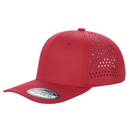 6 Panel Perforated Hat With Acrylic