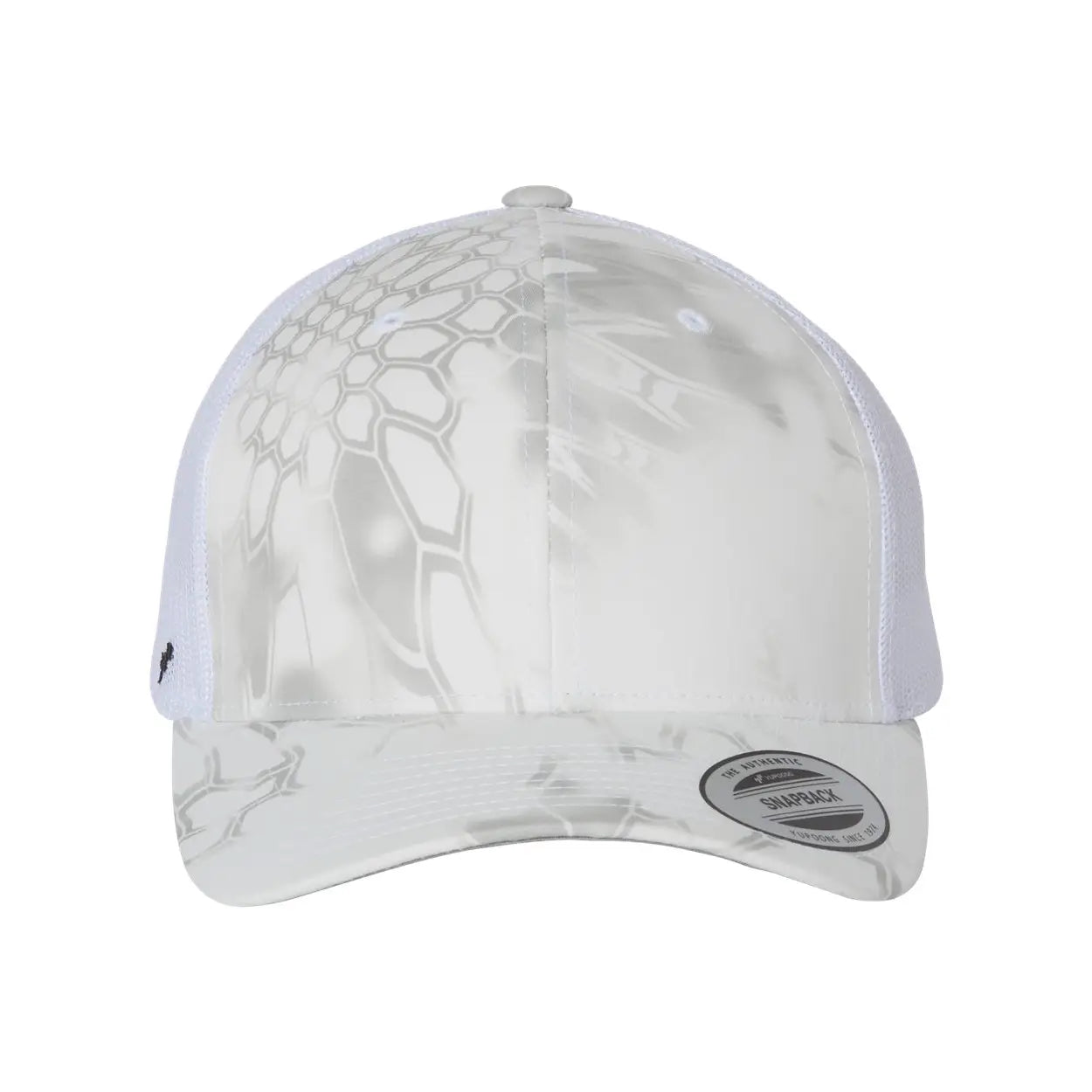 Camo 6 Panel Mesh Hat With Leather Patch